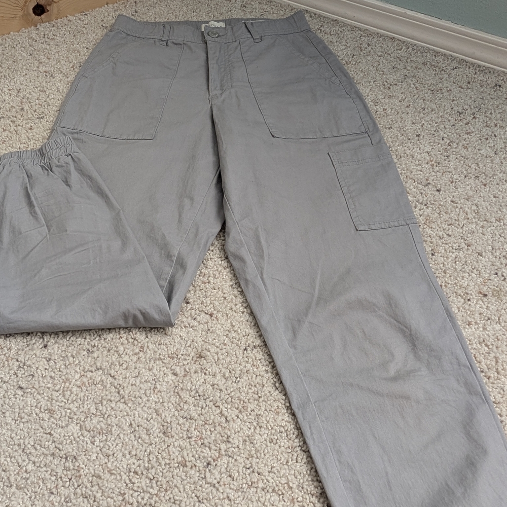 Angels Women's Gray Cargo Pants